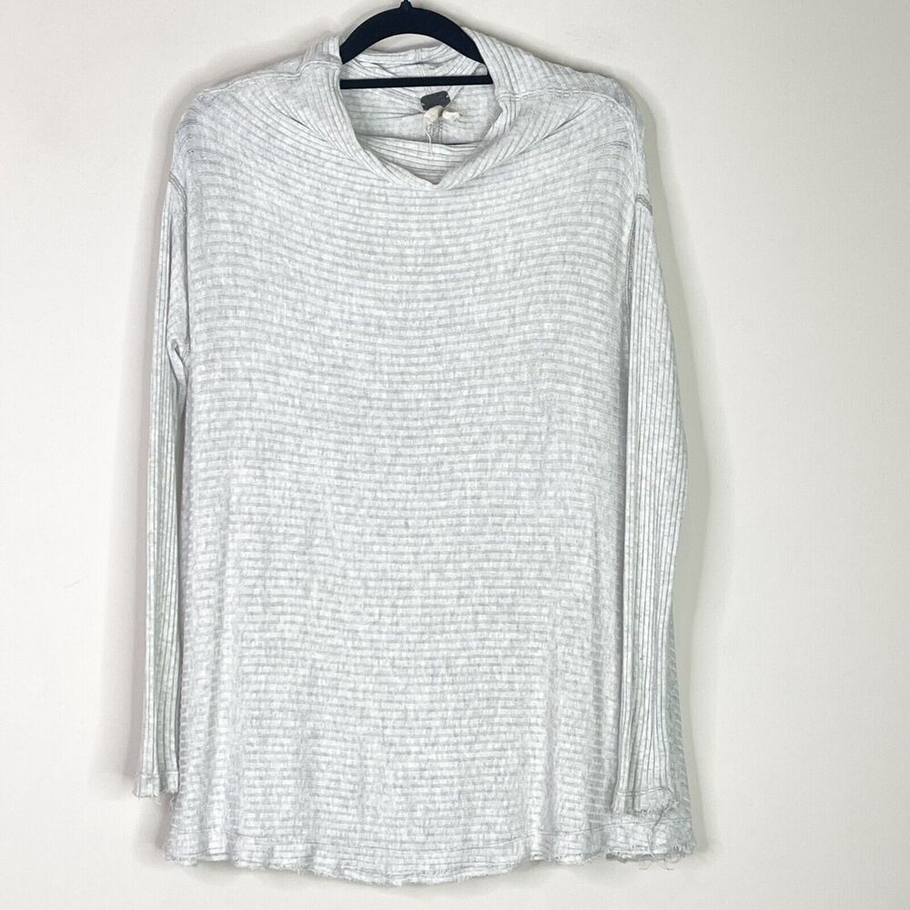 Free People We The Free Lover Rib Split Back Pullover Women's Size Small